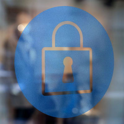 Gebodspictogram Gebruik van Hangslot Verplicht Sticker - 3