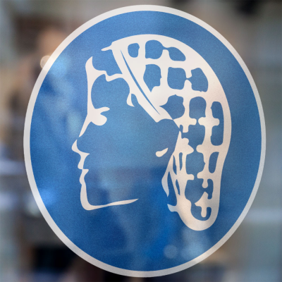 Gebodspictogram Haarnet verplicht sticker - 2