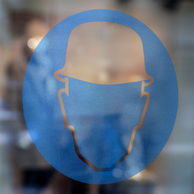 Gebodspictogram Helm Verplicht Sticker - 2