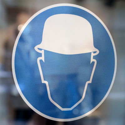 Gebodspictogram Helm Verplicht Sticker - 3