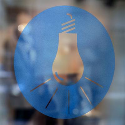 Gebodspictogram lampen aan laten sticker - 3 Gebodspictogram lampen aan laten sticker - 3