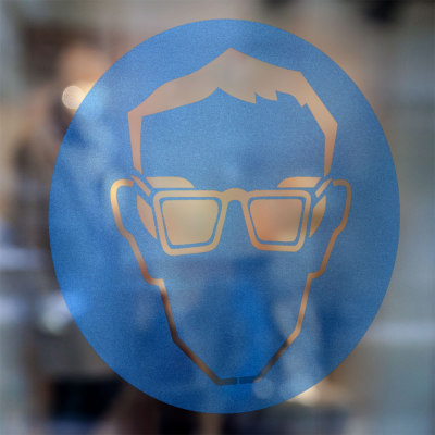 Gebodspictogram Oogbescherming verplicht sticker - 3