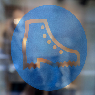 Gebodspictogram Veiligheidsschoenen verplicht sticker - 3