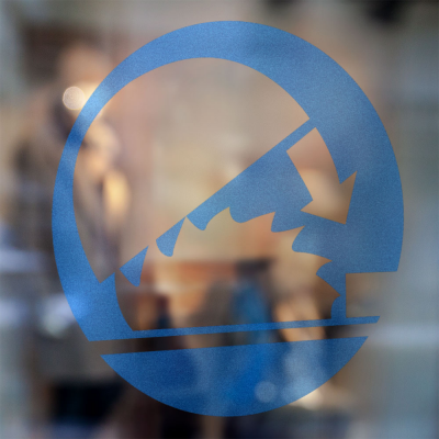 Gebodspictogram Zaagblad sluiten sticker - 2