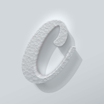 Piepschuim Letter C Back to Black - 1 Piepschuim Letter C Back to Black - 1