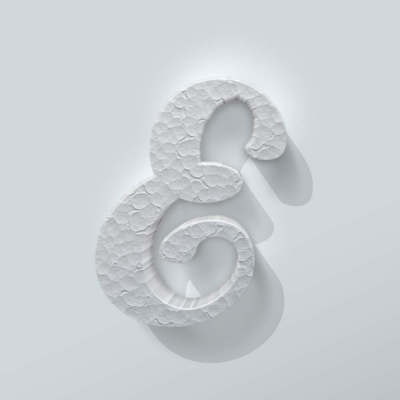 Piepschuim Letter E Back to Black - 1