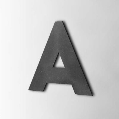 Houten Letter A Big John MDF Zwart - 1 Houten Letter A Big John MDF Zwart - 1