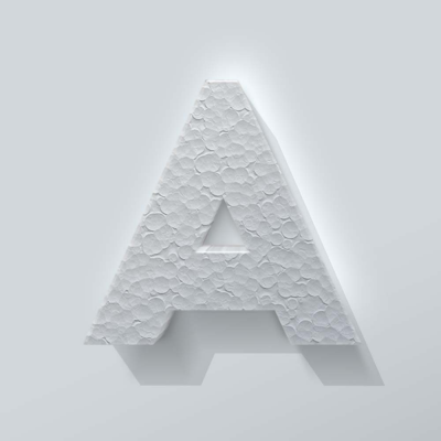 Piepschuim Letter A Big John - 1