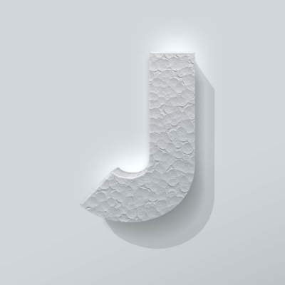 Piepschuim Letter J Big John - 1