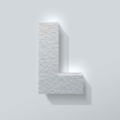 Piepschuim Letter L Big John - 1