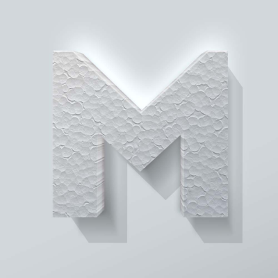 Piepschuim Letter M Big John - 1