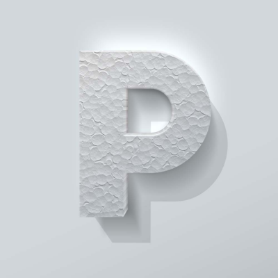 Piepschuim Letter P Big John - 1
