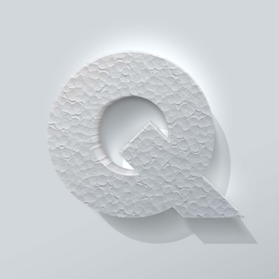 Piepschuim Letter Q Big John - 1 Piepschuim Letter Q Big John - 1