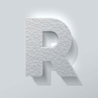 Piepschuim Letter R Big John - 1 Piepschuim Letter R Big John - 1