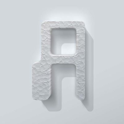 Piepschuim Letter A Checkbook - 1