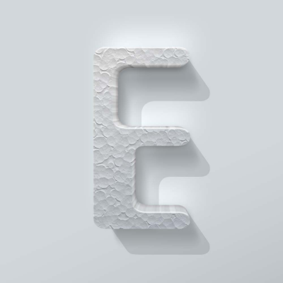 Piepschuim Letter E Checkbook - 1