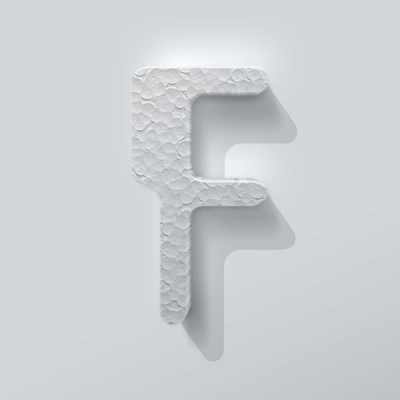 Piepschuim Letter F Checkbook - 1