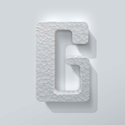 Piepschuim Letter G Checkbook - 1