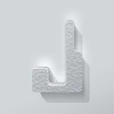 Piepschuim Letter J Checkbook - 1