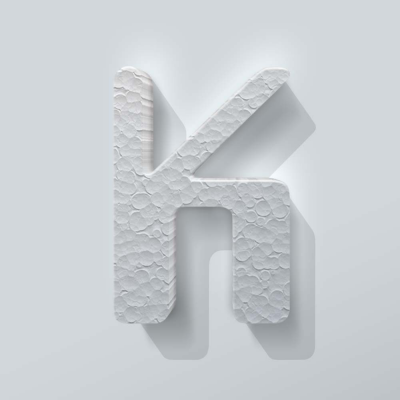 Piepschuim Letter K Checkbook - 1