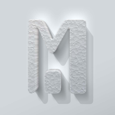 Piepschuim Letter M Checkbook - 1 Piepschuim Letter M Checkbook - 1