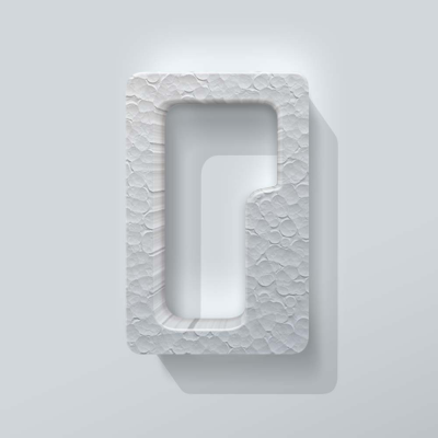 Piepschuim Letter O Checkbook - 1