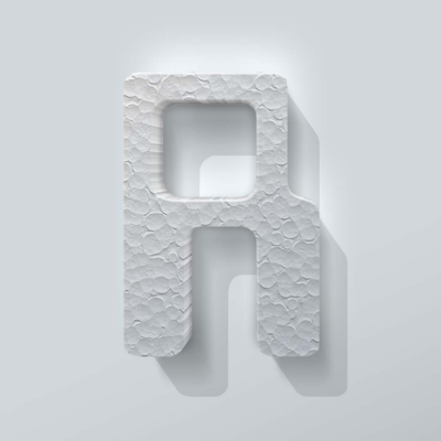 Piepschuim Letter R Checkbook - 1