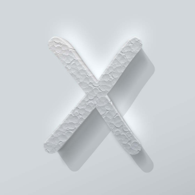 Piepschuim Letter X Comic Sans - 1