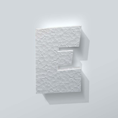 Piepschuim Letter E Grobold - 1