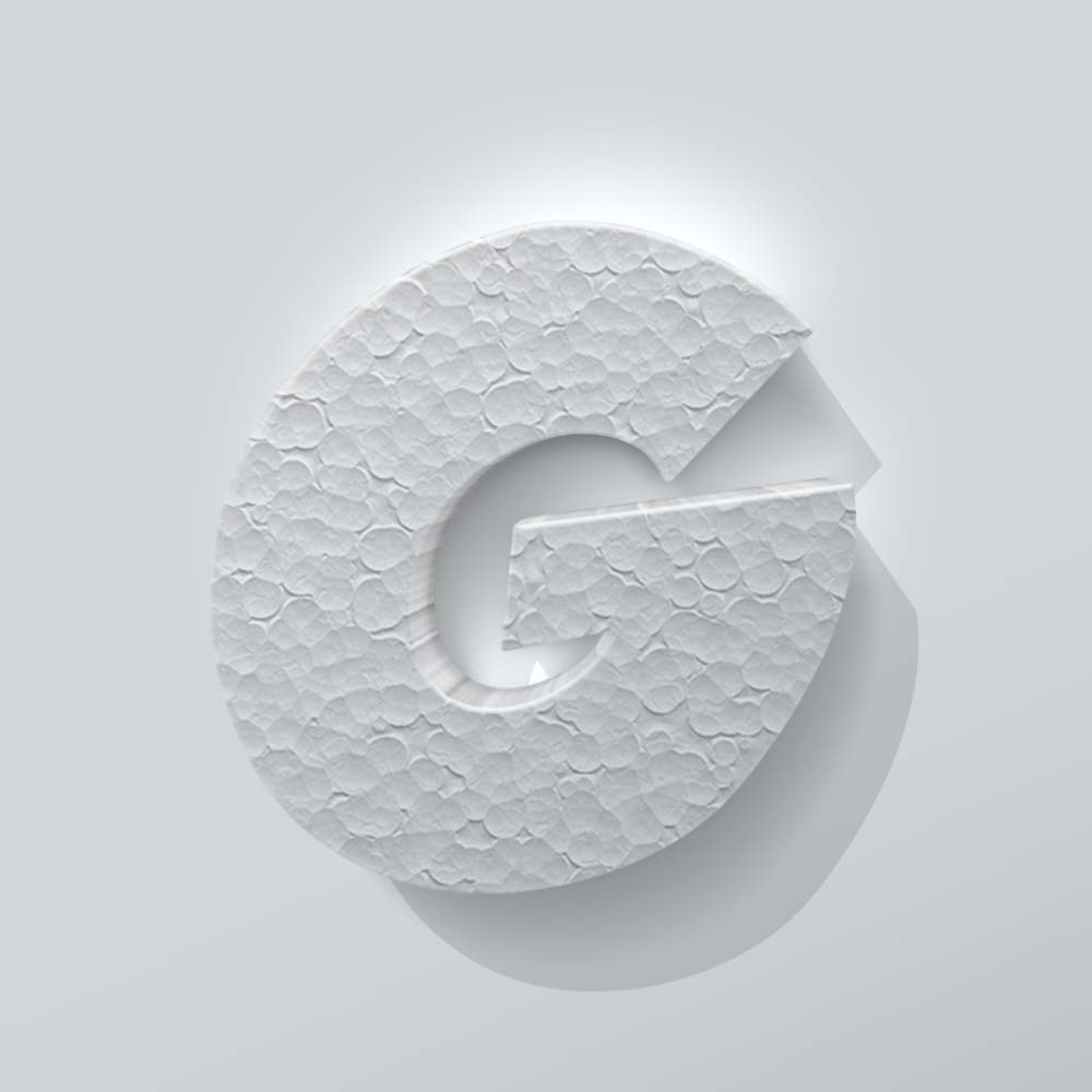 Piepschuim Letter G Grobold - 1