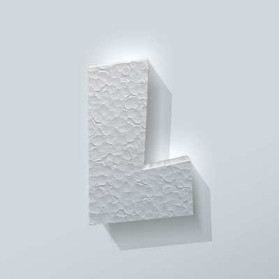 Piepschuim Letter L Grobold - 1