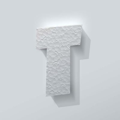 Piepschuim Letter T Grobold - 1