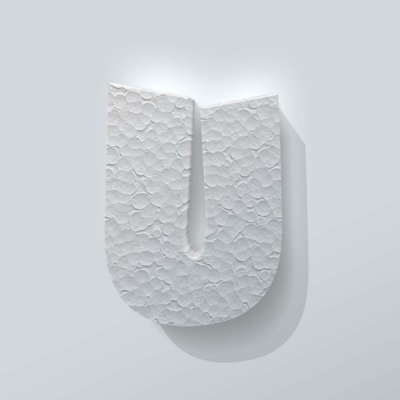 Piepschuim Letter U Grobold - 1