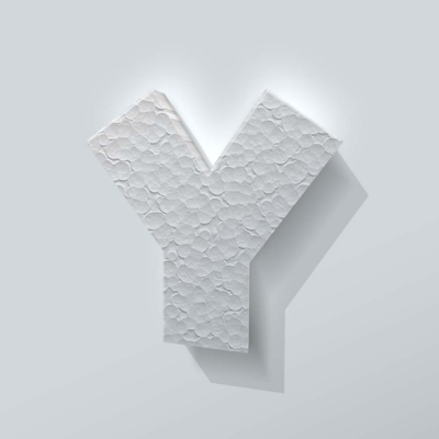 Piepschuim Letter Y Grobold - 1