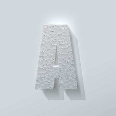 Piepschuim Letter A Impact - 1 Piepschuim Letter A Impact - 1