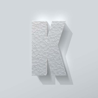 Piepschuim Letter K Impact - 1 Piepschuim Letter K Impact - 1