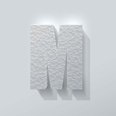 Piepschuim Letter M Impact - 1