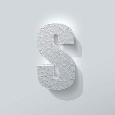 Piepschuim Letter S Impact - 1