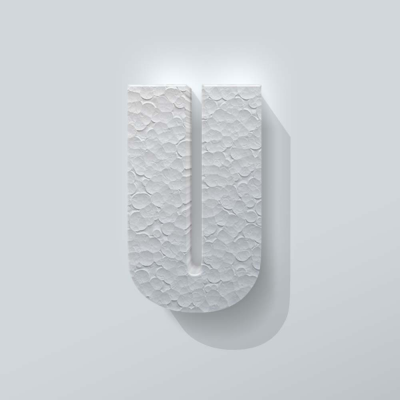 Piepschuim Letter U Impact - 1