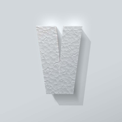 Piepschuim Letter V Impact - 1 Piepschuim Letter V Impact - 1