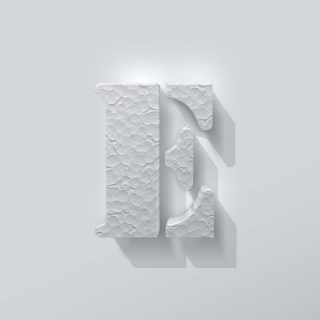 Styropor-Buchstaben-E-Schablone – 1
