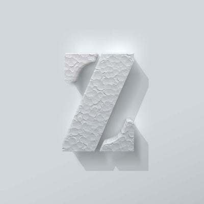 Piepschuim Letter Z Stencil - 1 Piepschuim Letter Z Stencil - 1