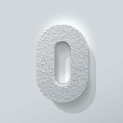 Piepschuim Cijfer 0 Big John - 1