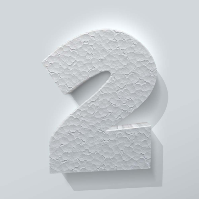 Piepschuim Cijfer 2 Grobold - 1