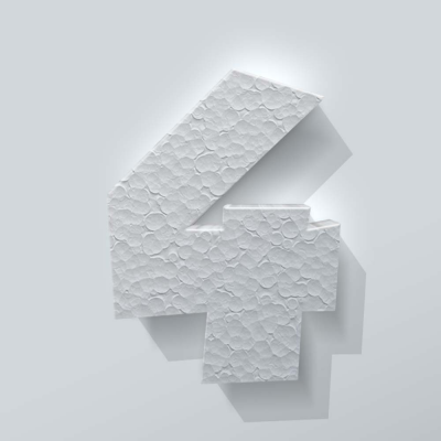 Piepschuim Cijfer 4 Grobold - 1