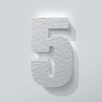 Piepschuim Cijfer 5 Impact - 1