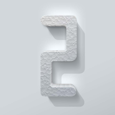 Piepschuim Cijfer 2 Checkbook - 1 Piepschuim Cijfer 2 Checkbook - 1