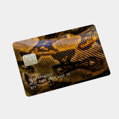 Pinpas Sticker Dierenhuid Python Slang - 1