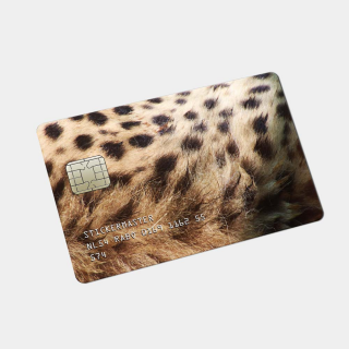 Aufkleber für Debitkarte, Tierfell, Gepard - 1