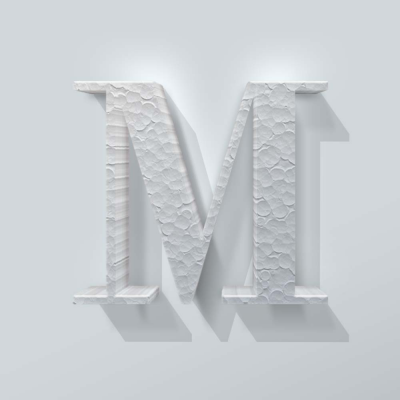 Piepschuim Letter M Bodoni - 1